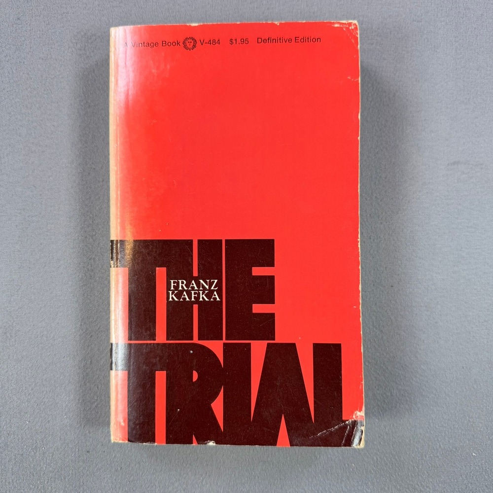 The Trial Franz Kafka Paperback 1969 Definitive Edition Literature Fiction